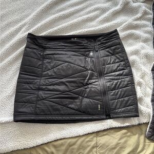 Smartwool Women's Charcoal Quilted Mini Skirt